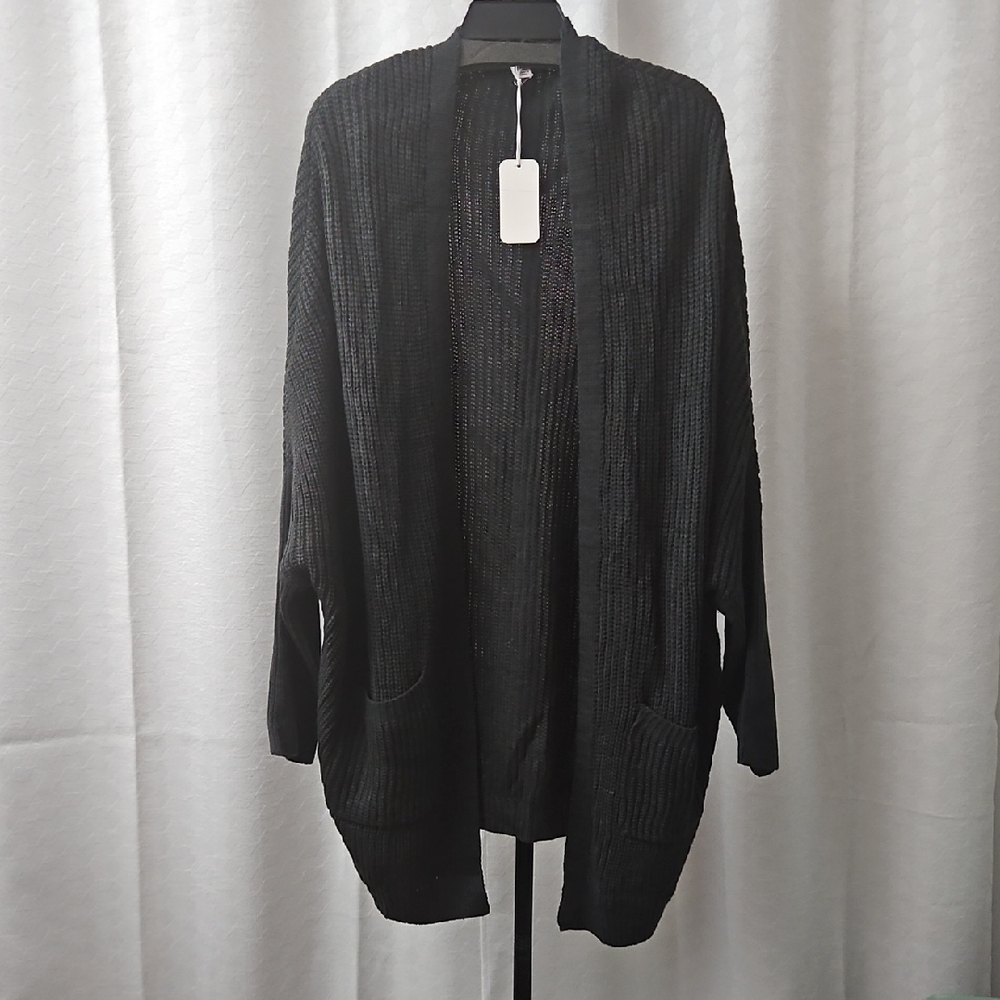 Love Black Women's Cardigan Sweater 2 Sizes Available